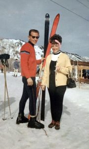 Butch Hoffman and his wife Linda at Snowbasin in the 1960’s