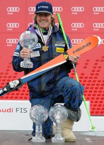 Ted Ligety wins a crystal globe