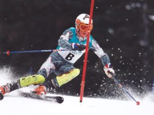 Ted Ligety forerun’s for the 2002 Salt Lake Winter Olympics