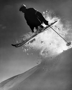 Olaf Rodegaard in Sun Valley, Idaho 1952