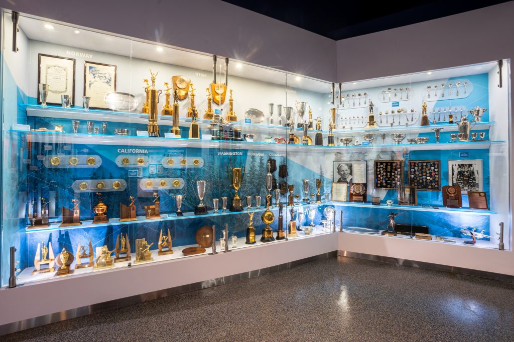 Alf Engen’s “King of the Hill” Trophy Case