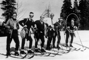 Andresen and other skiers