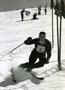 Darrell Robison skiing in Sun Valley – circa 1950s.