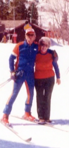 Earl and Gladys Miller at Snowbasin – 1970s